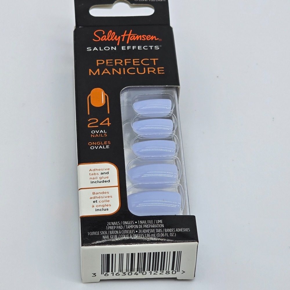 Sally Hansen Salon Effects OV111 O-Zone You Didn't Oval Press On Nails 24 New